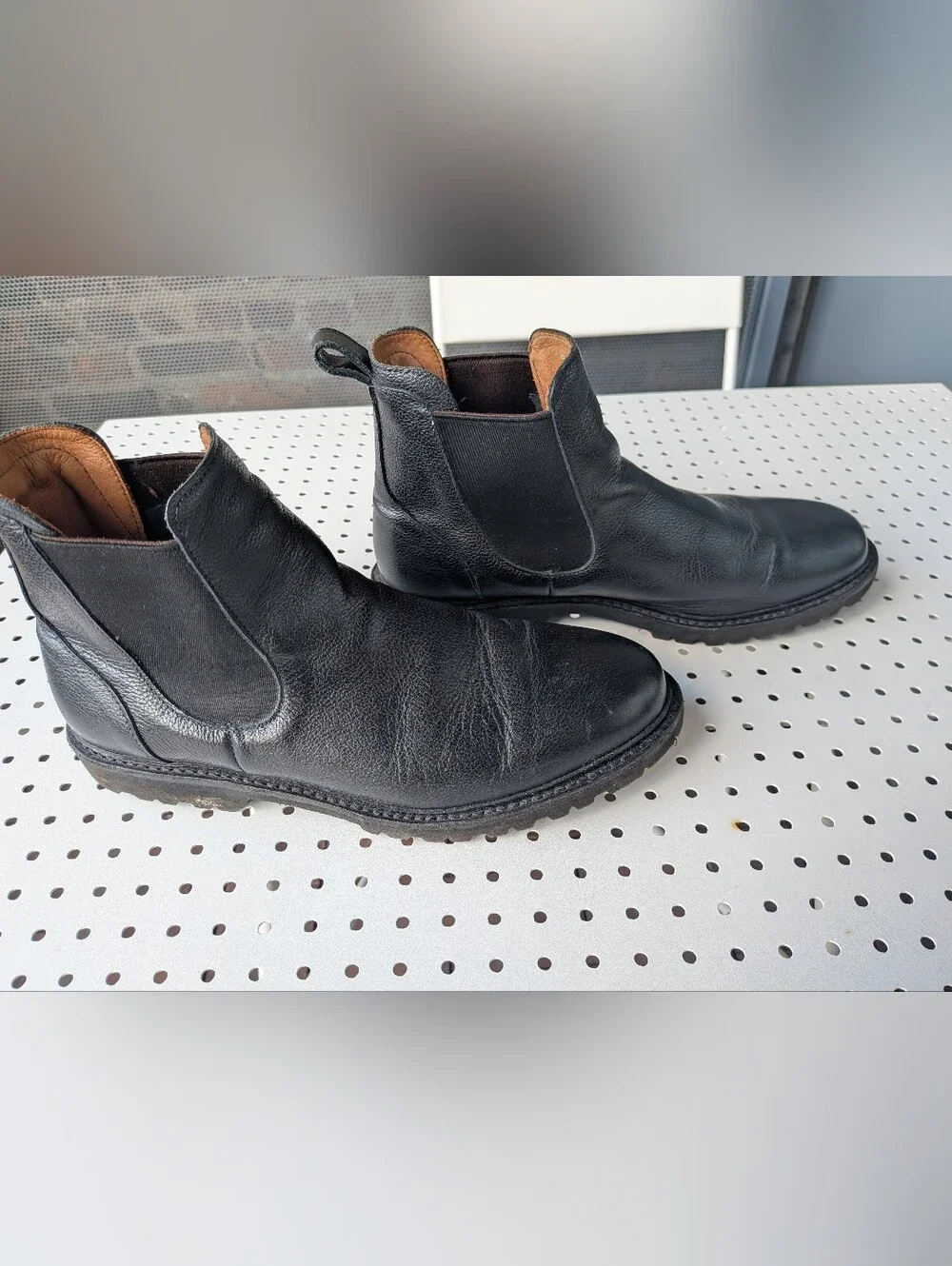 Allen Edmonds Black Leather Chelsea Boots